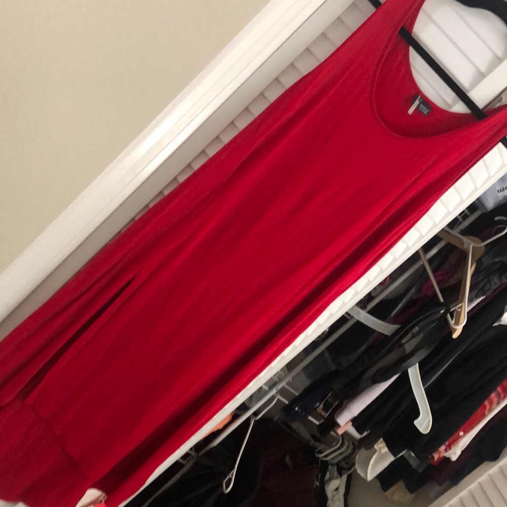 Sparkle and fade red dress